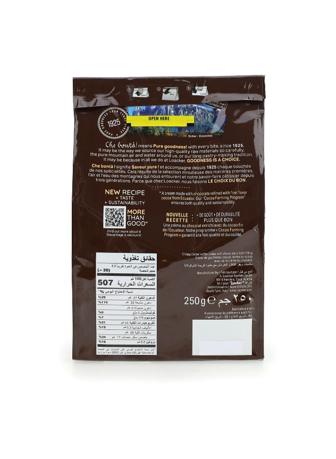 Loacker Quardatini Double Chocolate 250g - Image 2