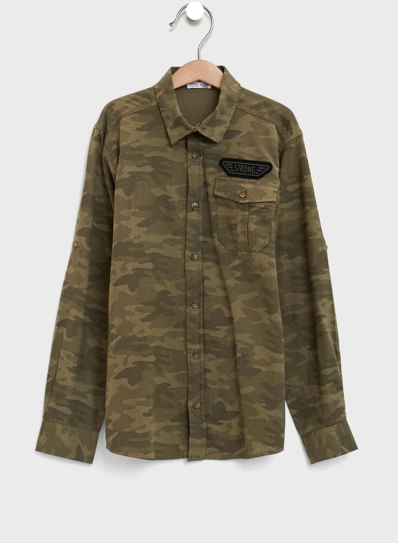 DeFacto Kids Camo Shirt