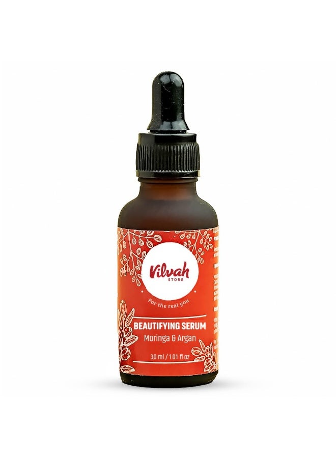 Vilvah Store Beautifying Serum (Moringa And Argan), 30ml - Image 1