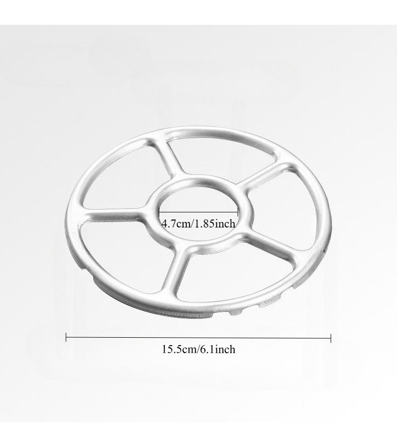 Stove Stand With Non Slip Small Pot Holder Universal 4 5 Claw Range Cooker Accessory Silvery - Image 5