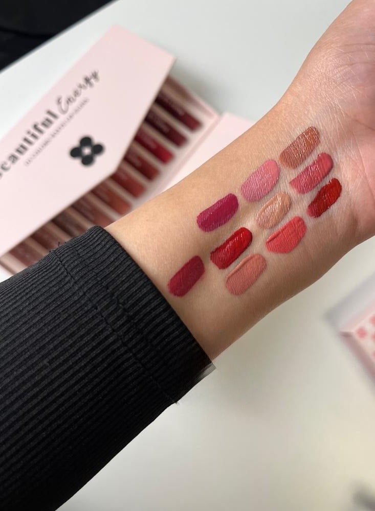 Kevin & Coco Beautiful Energy 10 Colors Matte Lip Gloss - Image 3