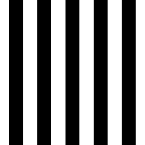 FOKRIM Black & White Striped Wallpaper for Walls 45x300cm | Peel & Stick Waterproof PVC Wall Sticker | Self Adhesive Modern Vertical Stripe Wall Décor for Living Room Bedroom Kitchen Furniture - Image 1
