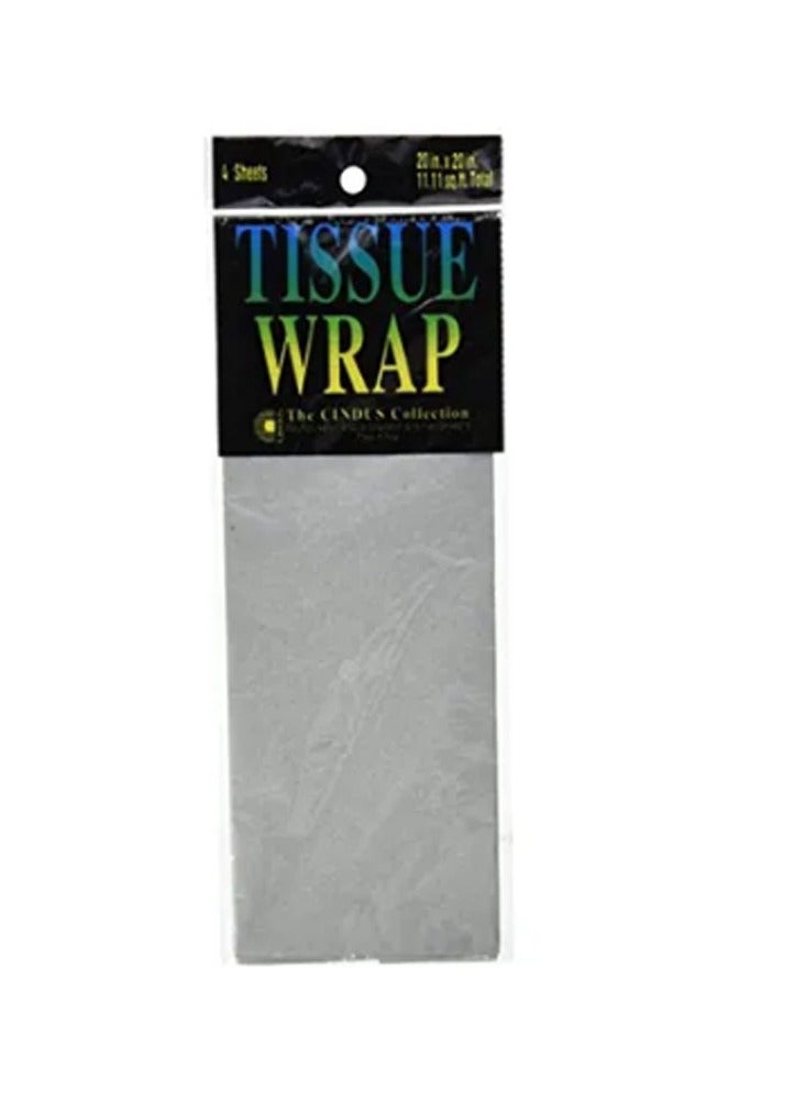 Pack of 20 Premium Quality Gift Wrapping Tissue Silver
