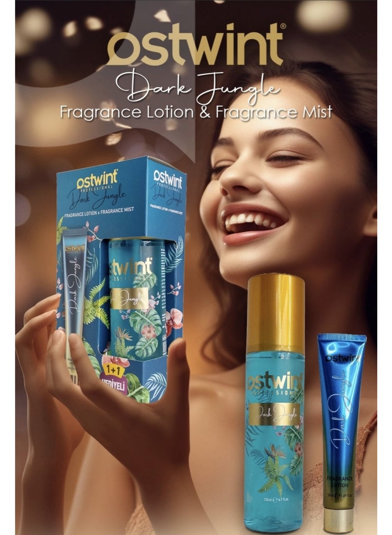 أوستوينت معطر جسم مع لوشن برائحة الغابة المظلمة 250 مل منتج تركي - Image 4