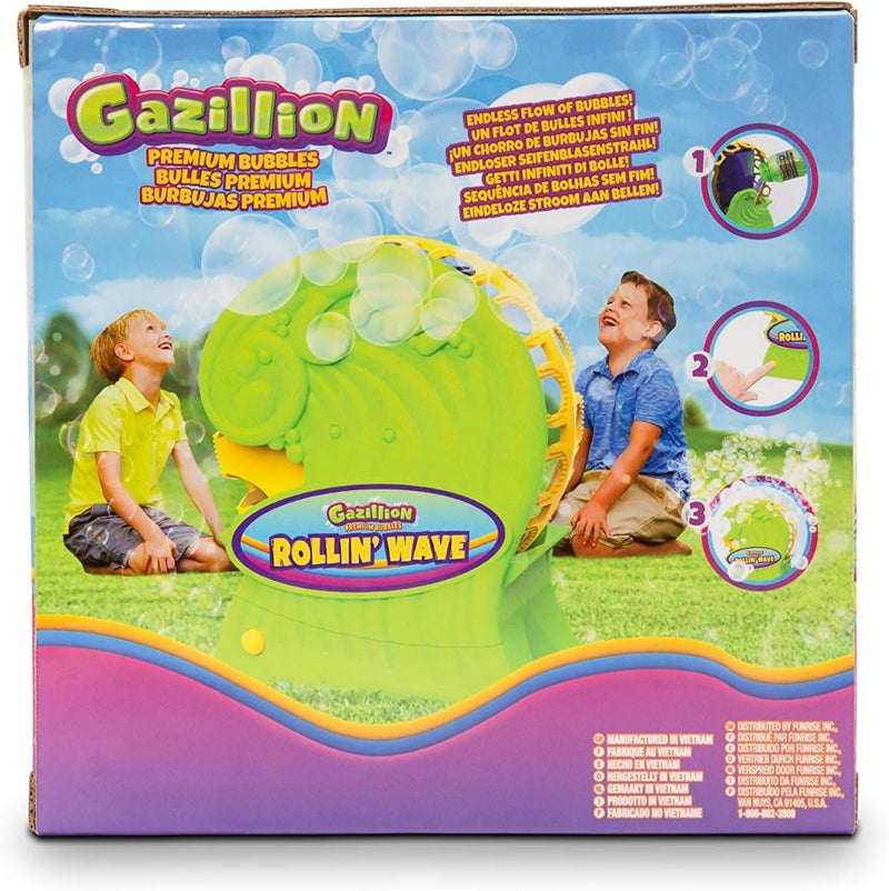 Gazillion 4oz Rollin Wave Battery Operated Bubble Maker - Image 4