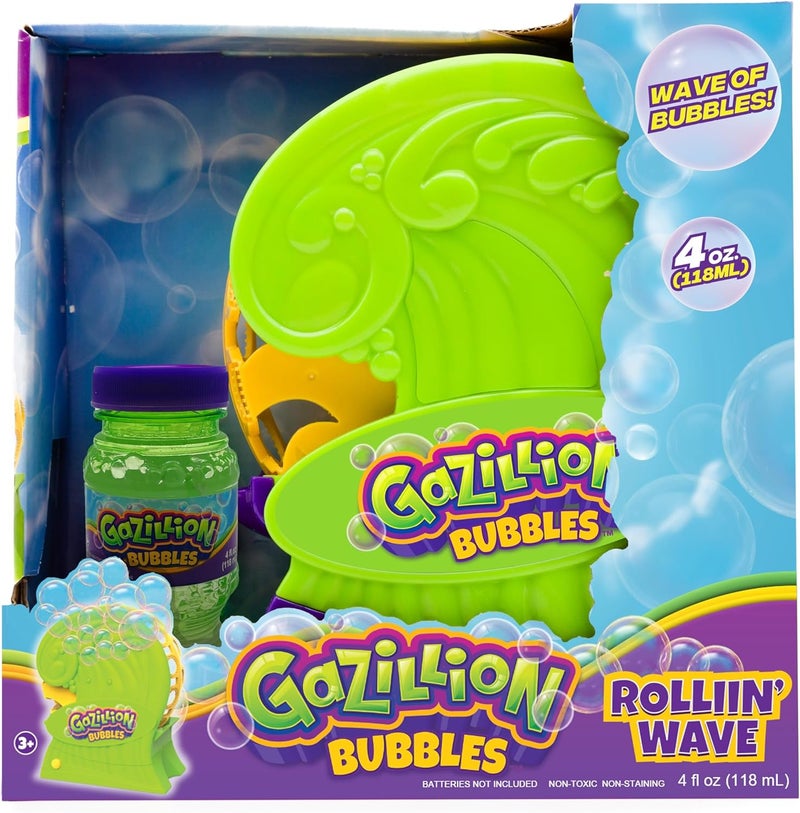 Gazillion 4oz Rollin Wave Battery Operated Bubble Maker - Image 5