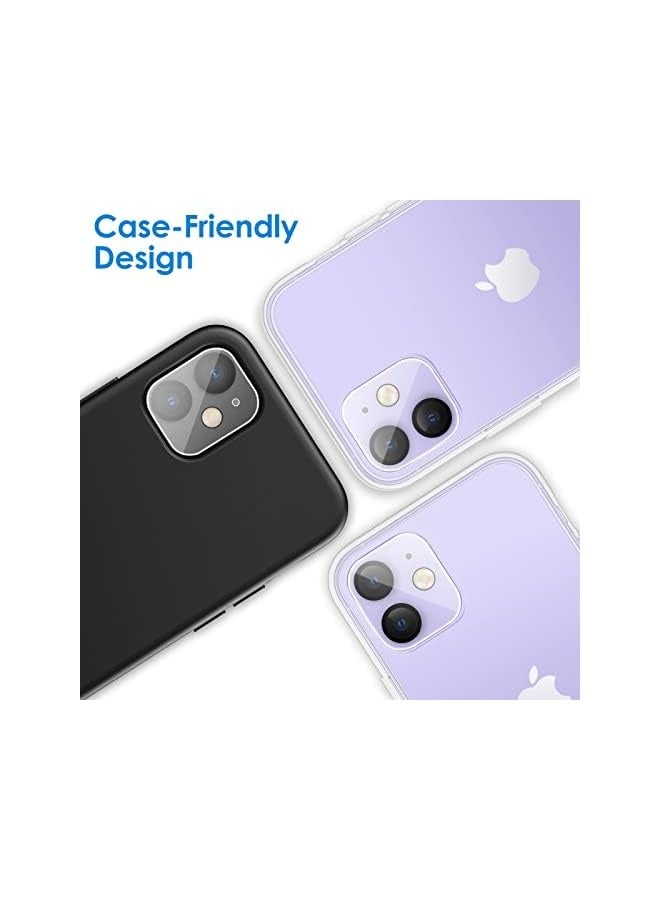 Jetech Camera Lens Protector for iPhone 11 6.1-Inch and iPhone 12 mini 5.4-Inch, 9H Tempered Glass, HD Clear, Anti-Scratch, Case Friendly, Does Not Affect Night Shots, 3-Pack - Image 5