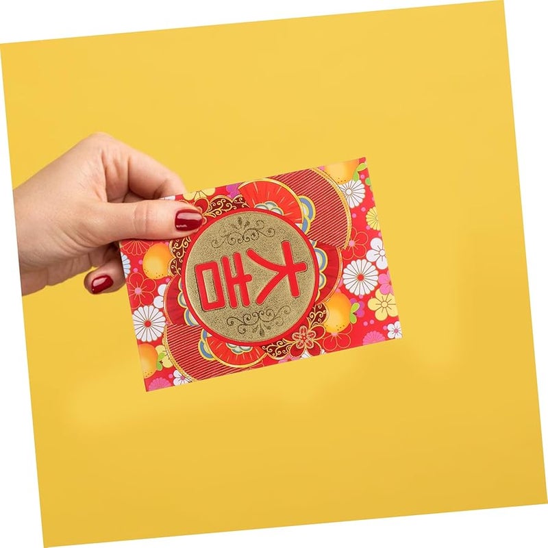 60pcs Traditional Red Envelopes For Chinese Lunar New Year Cute Cartoon Cash Gifts - Image 5