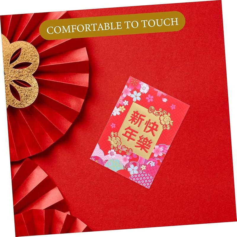 60pcs Traditional Red Envelopes For Chinese Lunar New Year Cute Cartoon Cash Gifts - Image 4