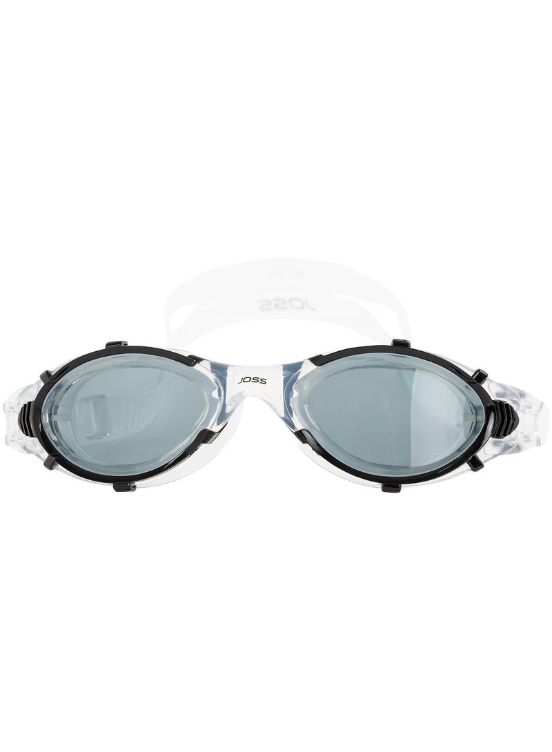 Joss Swimming Goggles for Adults – Dark Grey, One Size, Anti-Fog, UV Protection, Adjustable Strap for Secure Fit, Ideal for Pool and Open Water Swimming - Image 2