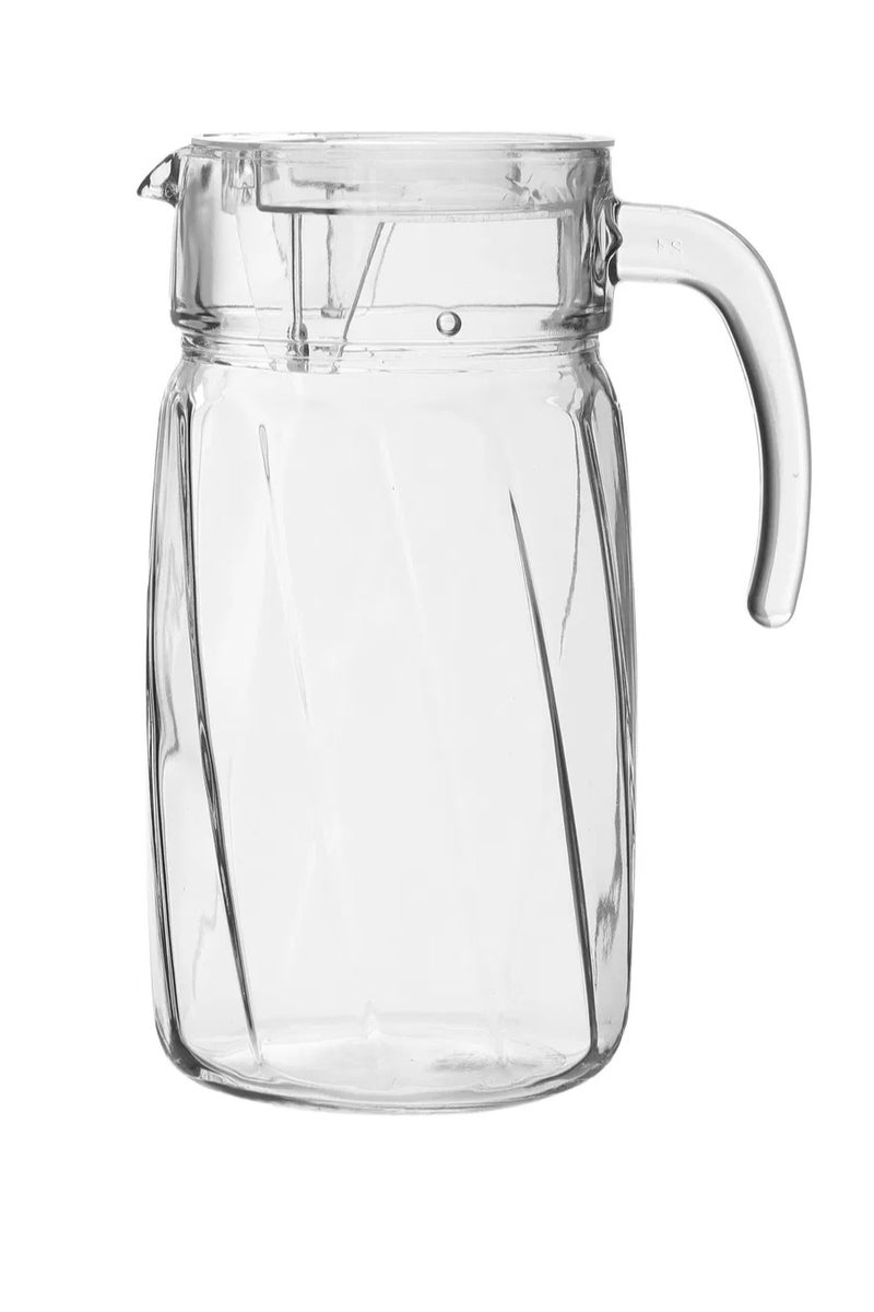 Alsaif Gallery Geek Al Saif Gallery Glass, 1800 ml, Lid - Clear - Image 2