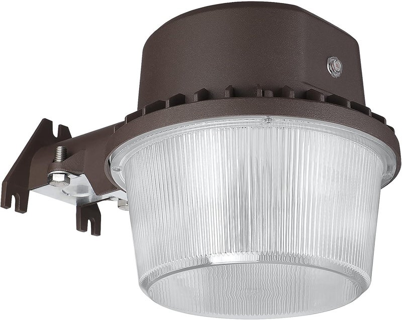 TORCHSTAR LED Barn Light, Dusk to Dawn Area Lights with Photocell, Outdoor Security Flood Lighting, ETL & FCC Listed, IP65 Waterproof, Aluminum, 110-277V, Garage, Yard, 3000K Warm White, Bronze - Image 1
