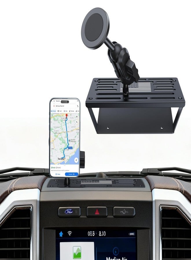 SwiftGaze Metal Phone Mount for 2015-2020 Ford F 150 & 2017-2022 F250/350 Shakeproof Dash Mount Holder Cool Ford Accessory - Image 1