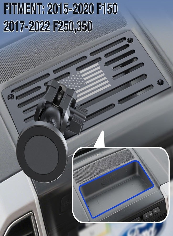 SwiftGaze Metal Phone Mount for 2015-2020 Ford F 150 & 2017-2022 F250/350 Shakeproof Dash Mount Holder Cool Ford Accessory - Image 2