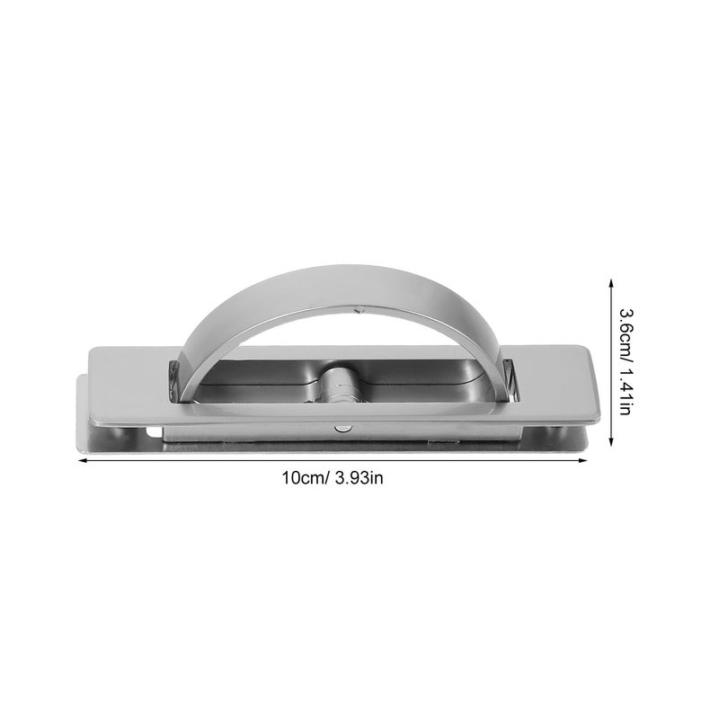 Zinc Alloy Hidden Cabinet Drawers Pulls Concealed Edge Handles for Kitchen Wardrobe Replacement Hardware - Image 3