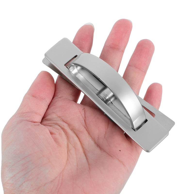 Zinc Alloy Hidden Cabinet Drawers Pulls Concealed Edge Handles for Kitchen Wardrobe Replacement Hardware - Image 5