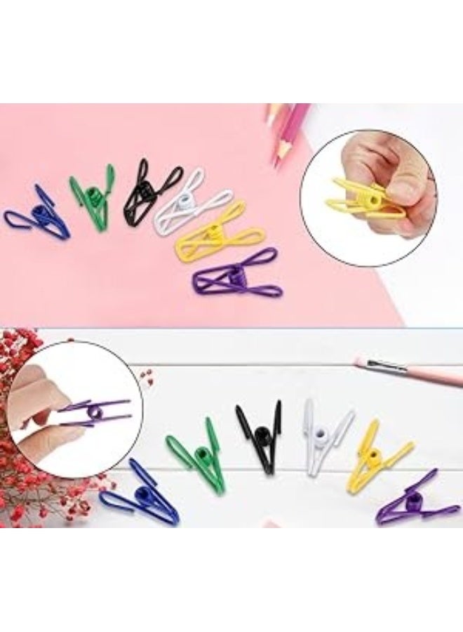 Multi-purpose metal clips for home, kitchen, travel, and office use; strong hanging clips - 12 pieces - Image 2