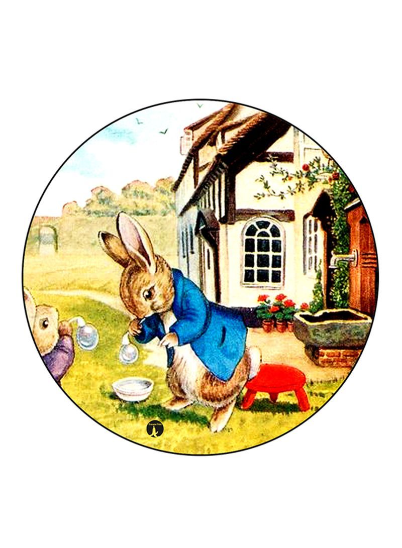 Vintage Art Printed Mouse Pad  Multicolour