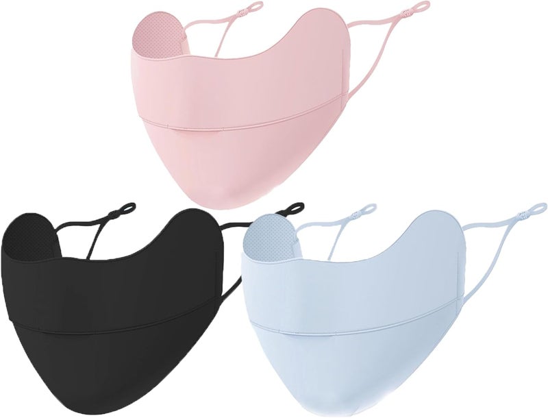 Paporich 6PCS UV Face Mask Set with UPF 50+ Sun Protection - Washable and Reusable - Image 1