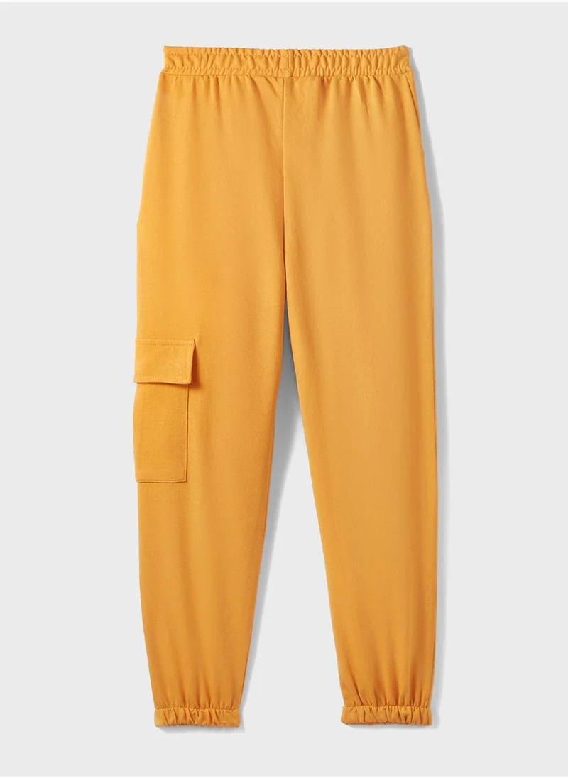 جون Kids Sweatpants With Cargo Pocket