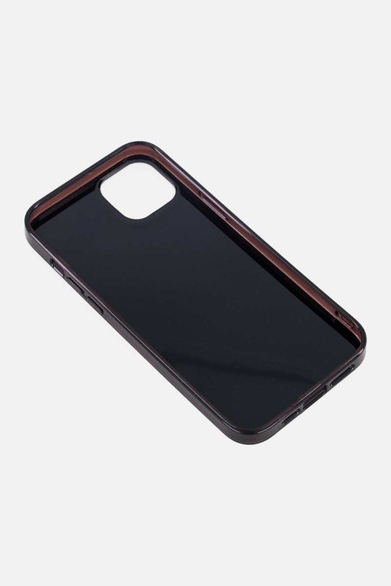 AMG iPhone 14 Plus  Double Layer Case With Checkered Flag  Phone Case, Black - Image 2