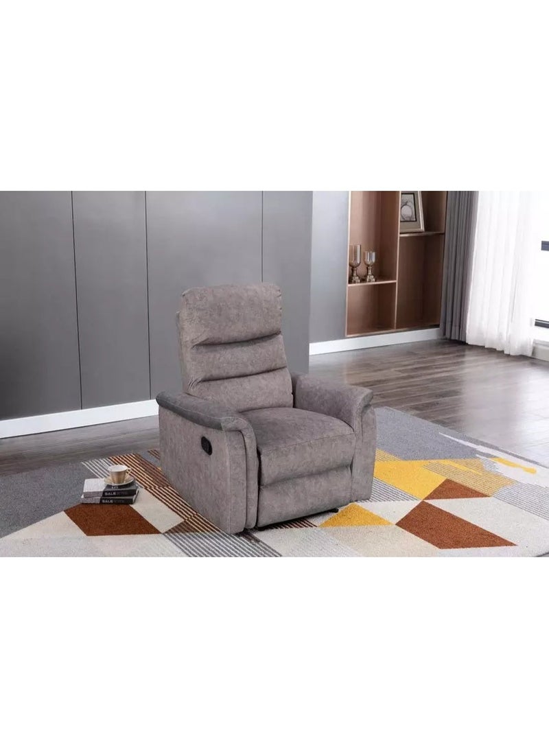 Homez كرسي استرخاء يدوي رمادي فاتح - Image 1
