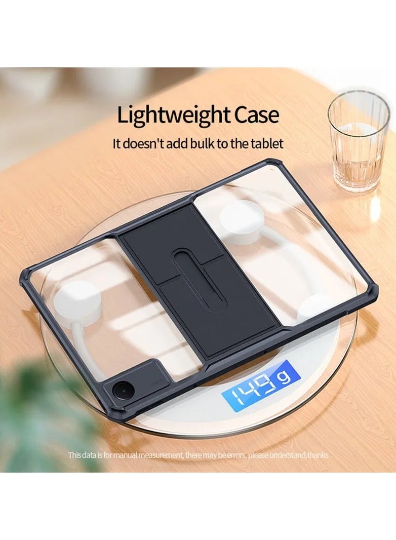 Protective Cover Suitable for Xiaomi Redmi Pad 2022 10.6 Inch Soft TPU Air Cushion Edge Bumper with Foldable Stand Clear Hard PC Case - Image 5