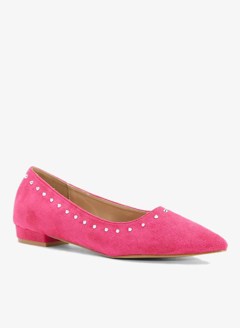 Ginger Studded Ballerina Flat