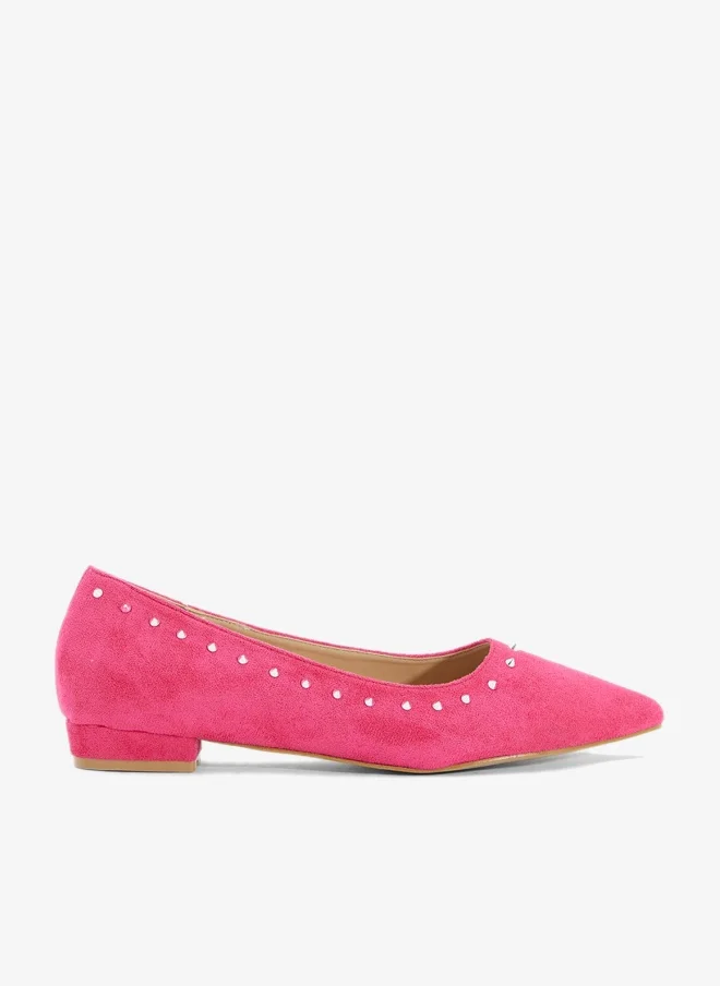 Ginger Studded Ballerina Flat