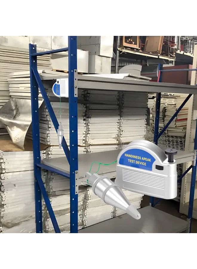 Blue Heavy Duty Retractable Plumb Bob with Auto Stretch Line and Precision Level - Image 5