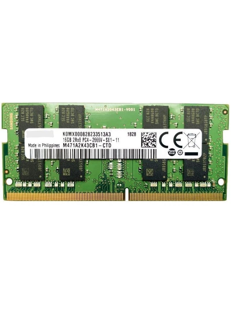 ماركة غير محددة رام لابتوب DDR4 بسعة 16 جيجا - 2666 ميجاهرتز، M471A2K43CB1-CTD، SODIMM، فولت 1.2 