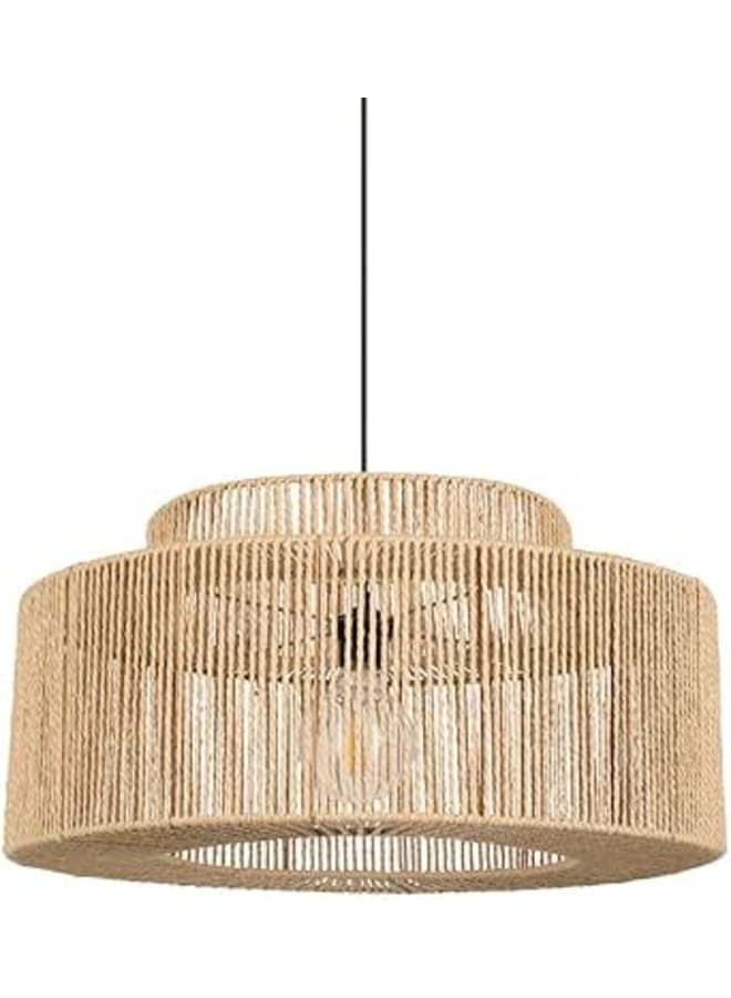 Makank Shop 2 Door Boho Chandelier - Beige - 30 X 40 X 35 - Includes All Accessories Without Light Bulbs - Makan Shop
