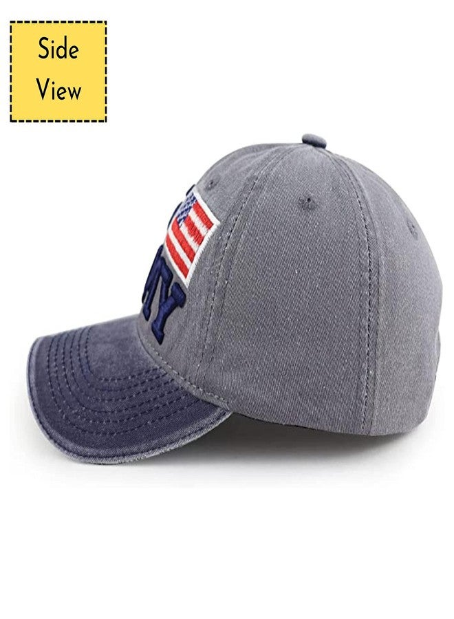 Aavjo Men's Denim Cap (Pack Of 1) (US-Army_Grey_Free Size) - Image 3