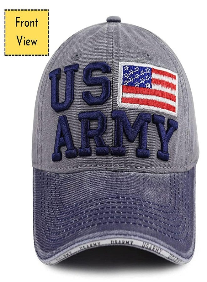 Aavjo Men's Denim Cap (Pack Of 1) (US-Army_Grey_Free Size) - Image 4