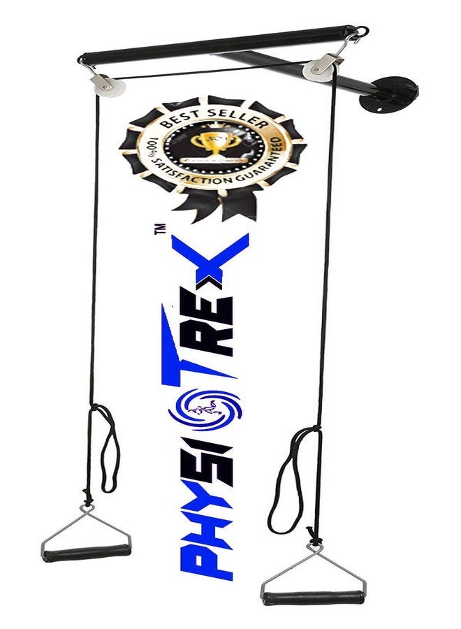 PHYSIOTREX® Physio Solutions Black Physio Therapy Shoulder Pulley T-Pulley - Image 1