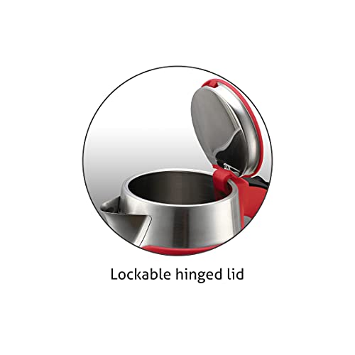 Glen Electric Kettle 0.8 Ltr 800 Watt (SA 9004 RED) - Image 3