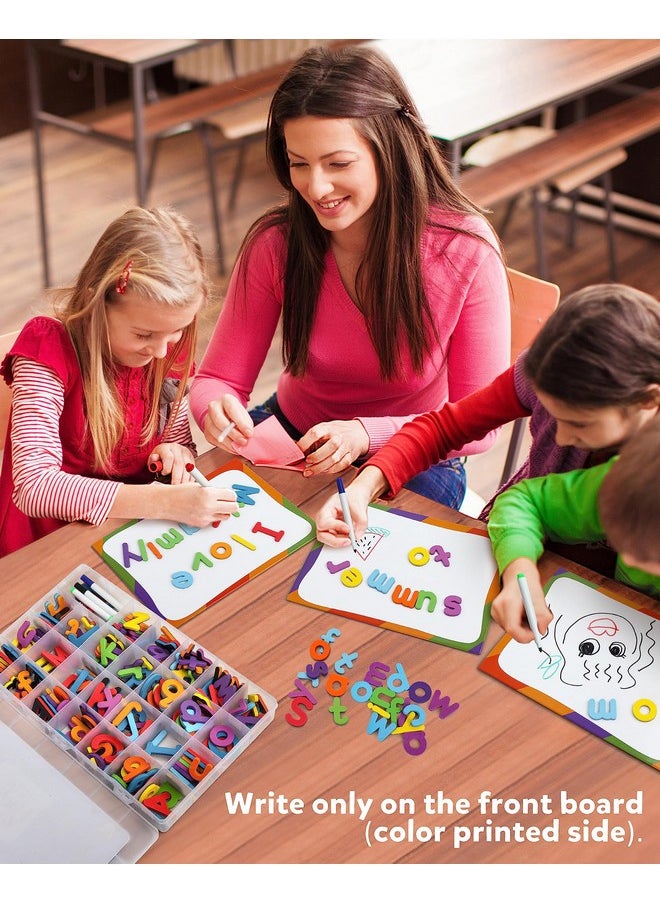 Coogam - Magnetic Letters 234 Pcs, Uppercase Lowercase Foam Alphabet Abc Fridge Magnets, Educational Toy Set For Classroom Kids Learning Spelling With Magnetic Board And Storage Box - Image 1