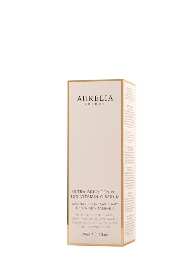 Aurelia London Ultra-Brightening 15% Vitamin C Serum 30ml - Image 2