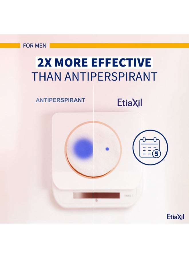 Etiaxil DETRANSPIRANT ANTIPERSPIRANT DEO MEN UNDERARMS 5 DAYS ROLL ON 15ML - Image 5