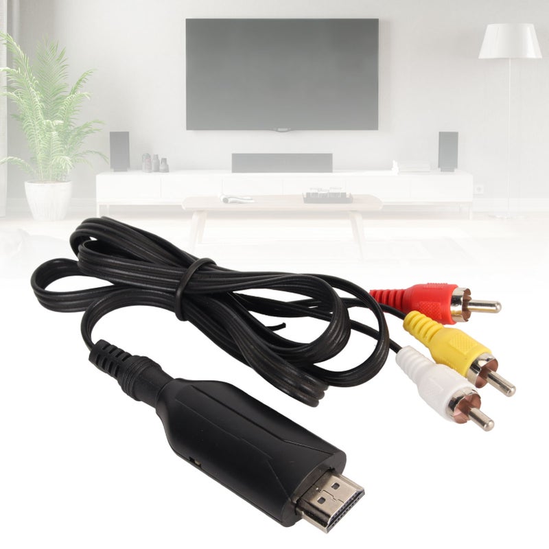 محول من واجهات мультимيديا عالية الدقة (HD) إلى RCA يدعم 4K 30 هرتز - محول من واجهات мультимيديا عالية الدقة إلى أجهزة تلفزيون قديمة ومُتكيف للشاشات العرضية والمعدات العرضية - Image 4
