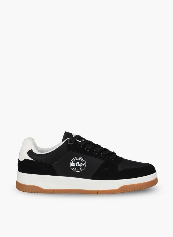 Lee Cooper BLACK Women Logo Lace-Up Ankle Sneakers for Women | Best Price UAE