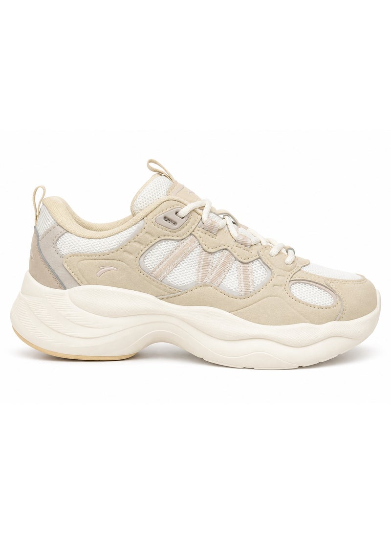 Women’s Low-Top Chunky Sneakers – Casual Everyday Comfort Shoes