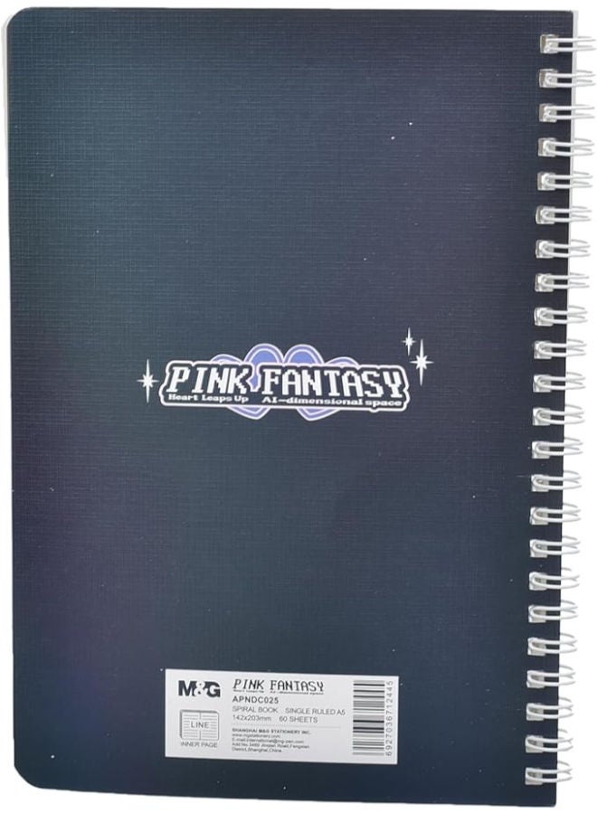 M&G Notebook, Compact Note-Taking, A5 Size, 80 Sheets, Assorted Colors - Image 2
