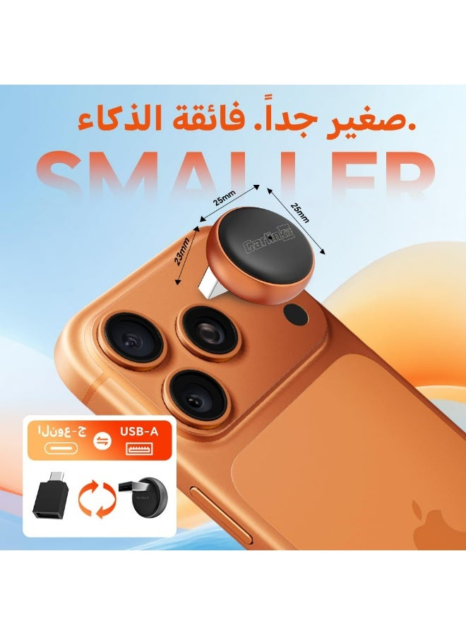 Carlinkit Wireless CarPlay & Android Auto Adapter - Mini Ultra 3 Convert OEM Wired to Wireless Dongle for iPhone & Android 11+, USB-A/Type-C Plug & Play, Fast Connection, Online Upgrade(New Generation Orange） - Image 4