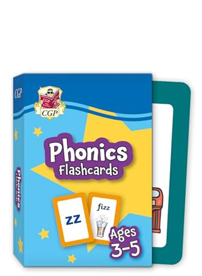 New Phonics Flashcards for Ages 3-5: perfect for learning at home 