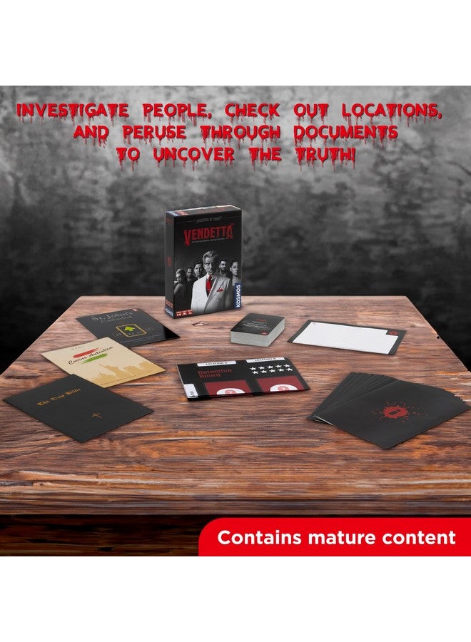 Thames & Kosmos أسياد الجريمة: ثأر | لعبة غموض القتل | مافيا | لعبة تعاونية | 1+ لاعب | أعمار 16 وما فوق - Image 5
