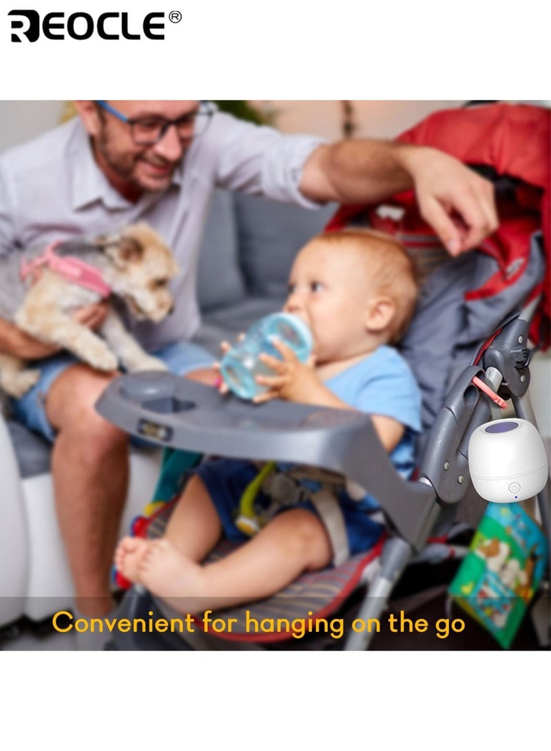 REOCLE Portable Pacifier Sanitizer with UV Sterilization On The Go Pacifier Storage Case Travel Friendly Mini Pacifier Holder Keeps Baby Binkies Clean and Hygienic for Newborns Infants and Toddlers - Image 5