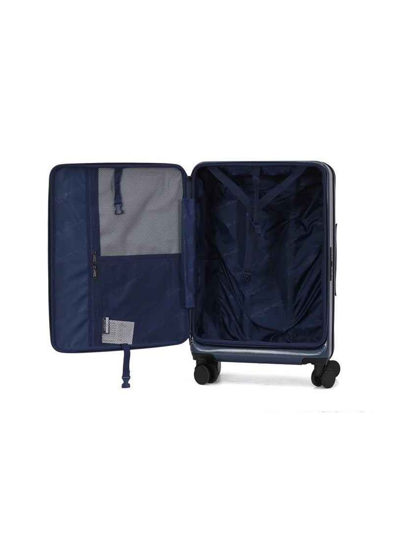 AMERICAN FLYER مجموعة حقائب صلبة من 3 قطع من AMERICAN FLYER مع عجلات دوارة، قفل TSA - عربة حقيبة للسفر - Image 3