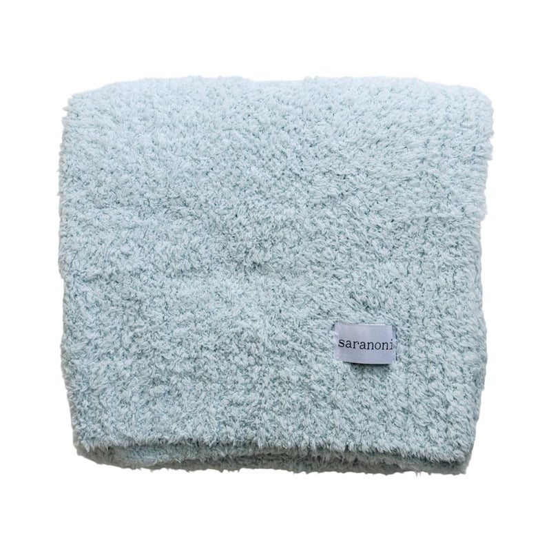 SARANONI Bamboni Luxury Baby Blanket | Cozy & Soft Plush Receiving Blankets | Perfect for Girls & Infant Baby Boy Blankets | Sky Blue - 30â€ x 40" - Image 1
