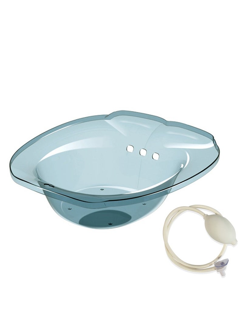 MileMelo Hemorrhoid Sitz Bath Postpartum Care Sitz Bath Medicated Bath Blue  - Image 1